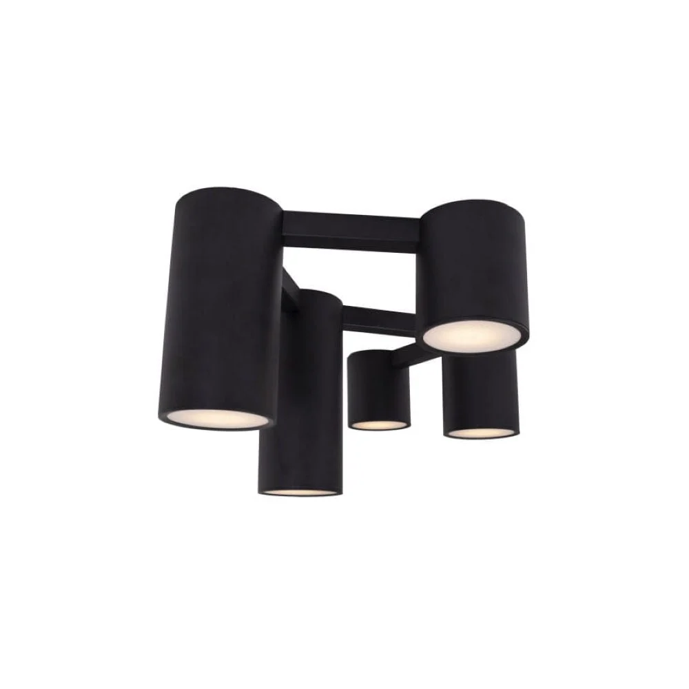Plafonnier Maxlight Laxer 5L noir