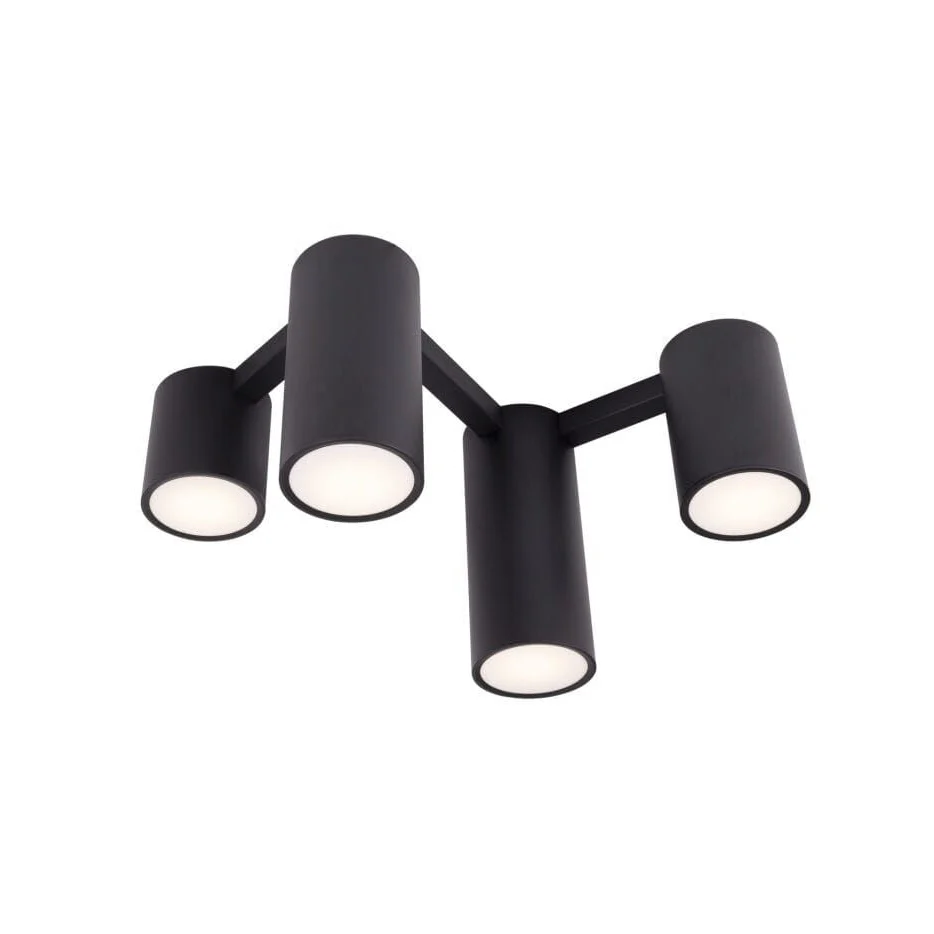 Plafonnier Maxlight Laxer 4L noir