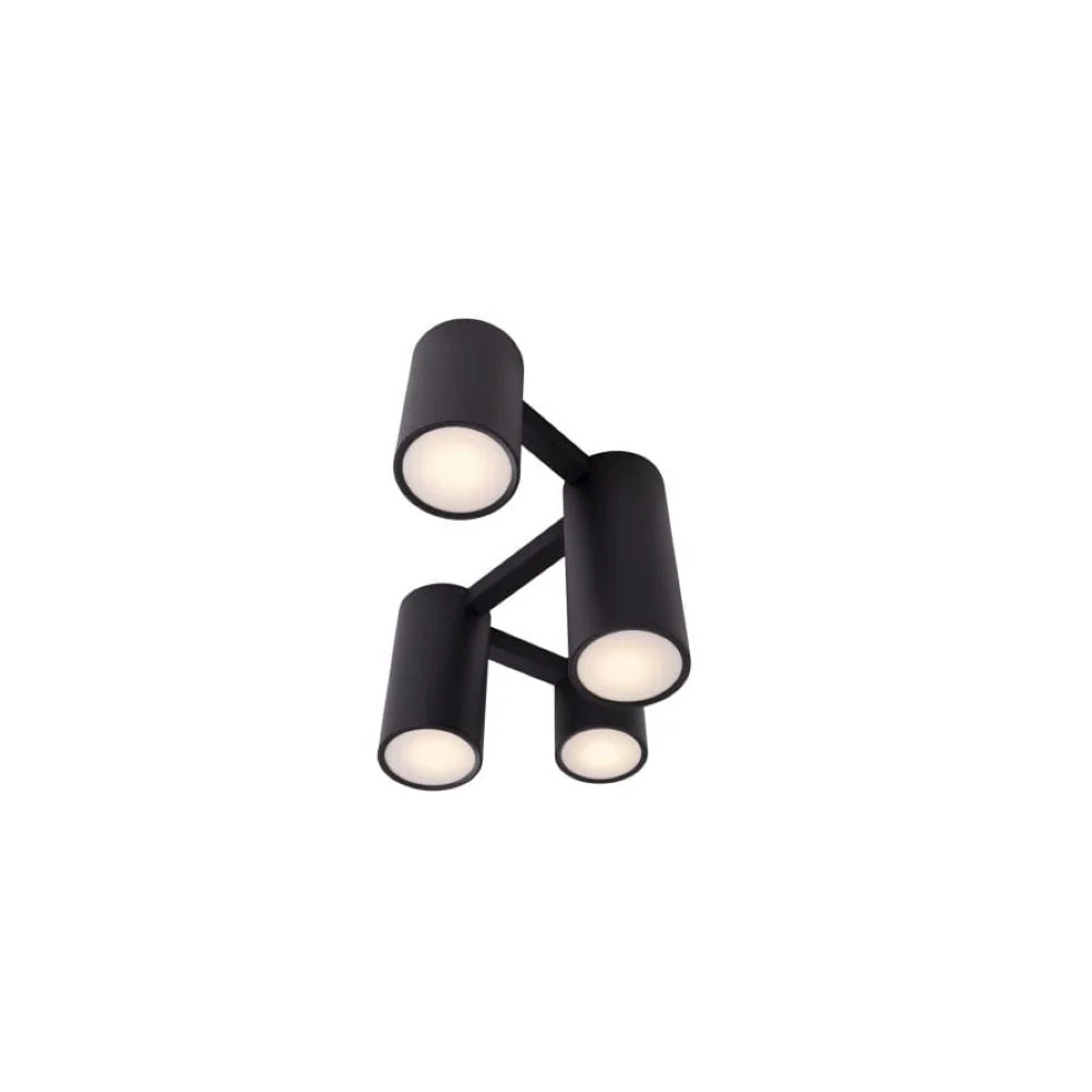 Plafonnier Maxlight Laxer 4L noir