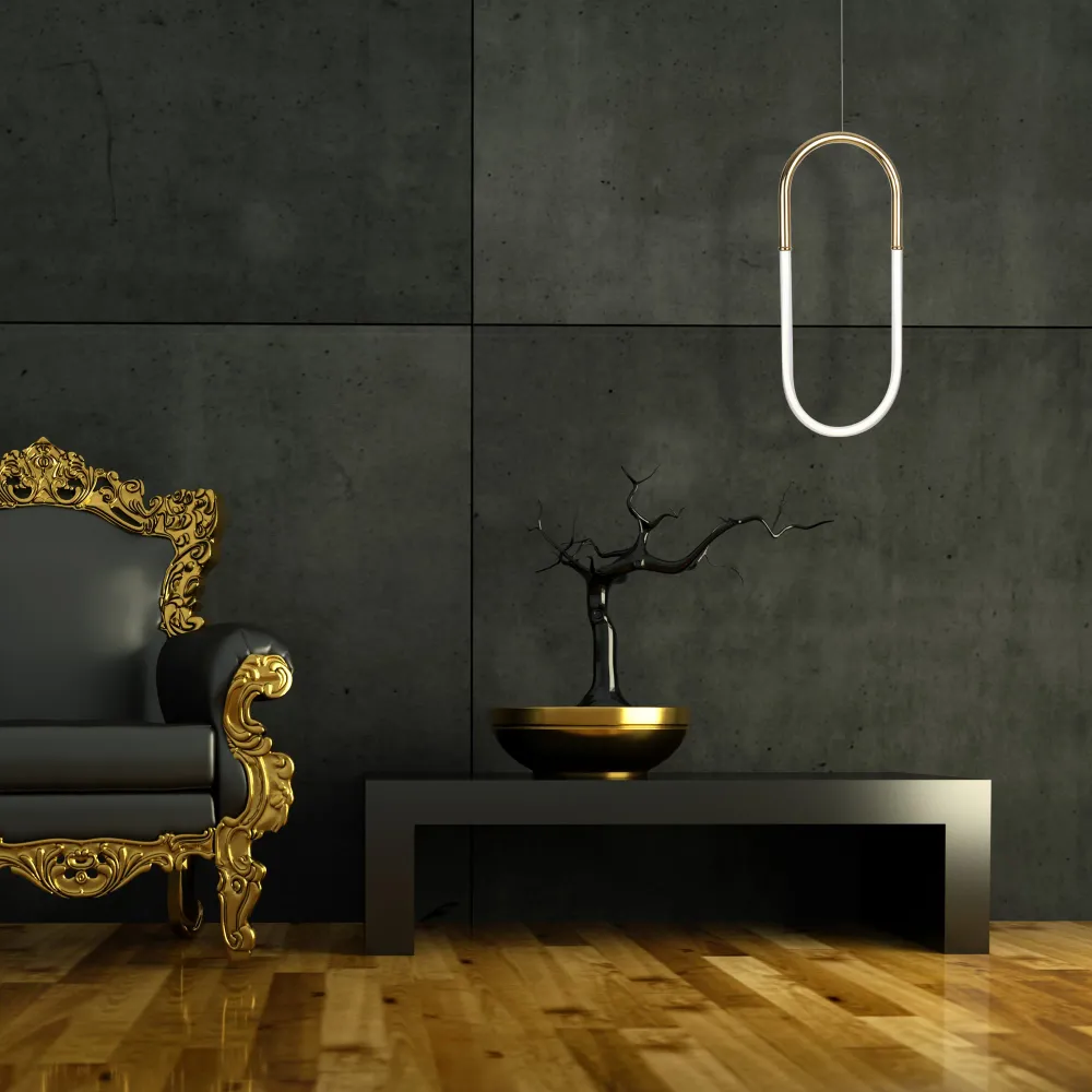 Suspension LED Maxlight Olivia 1L, diamètre 7 cm