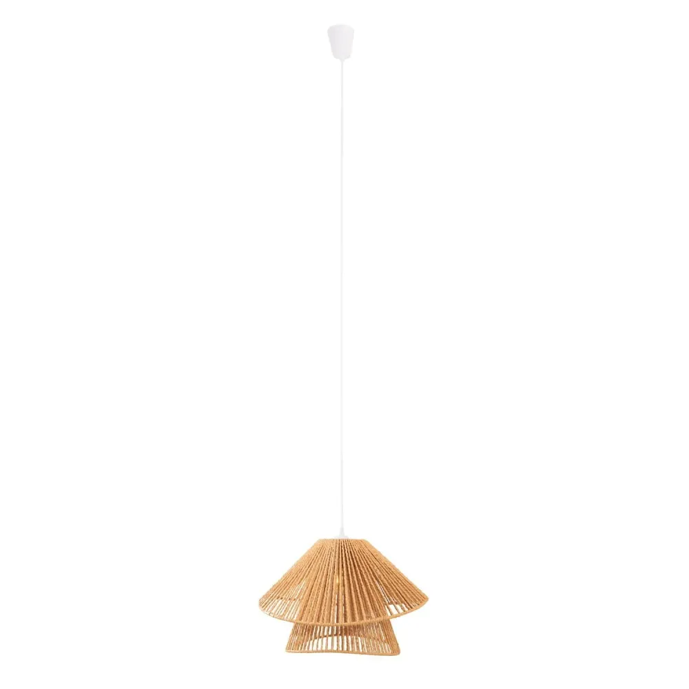 Suspension Maxlight Amalfi 1L, 2 abat-jour Natural