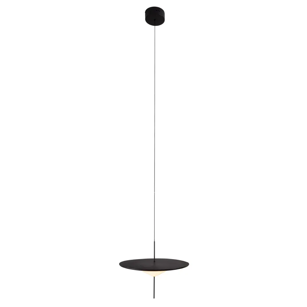 Suspension Maxlight Cone II 1L, LED noire, diamètre 39 cm