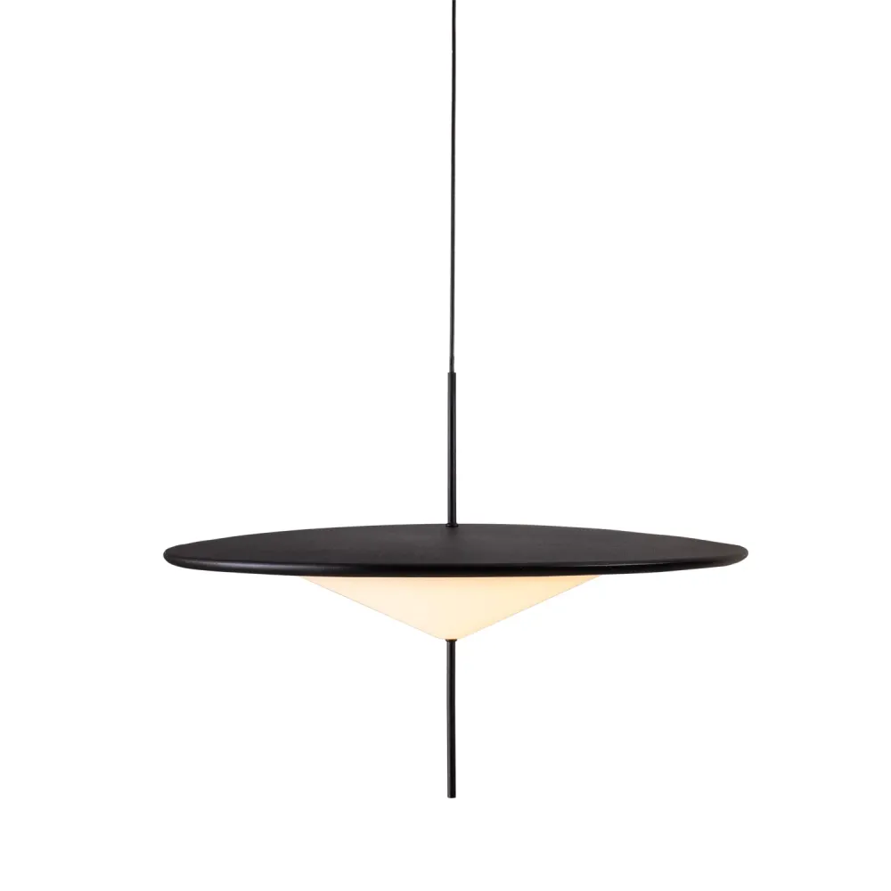 Suspension Maxlight Cone II 1L, LED noire, diamètre 39 cm