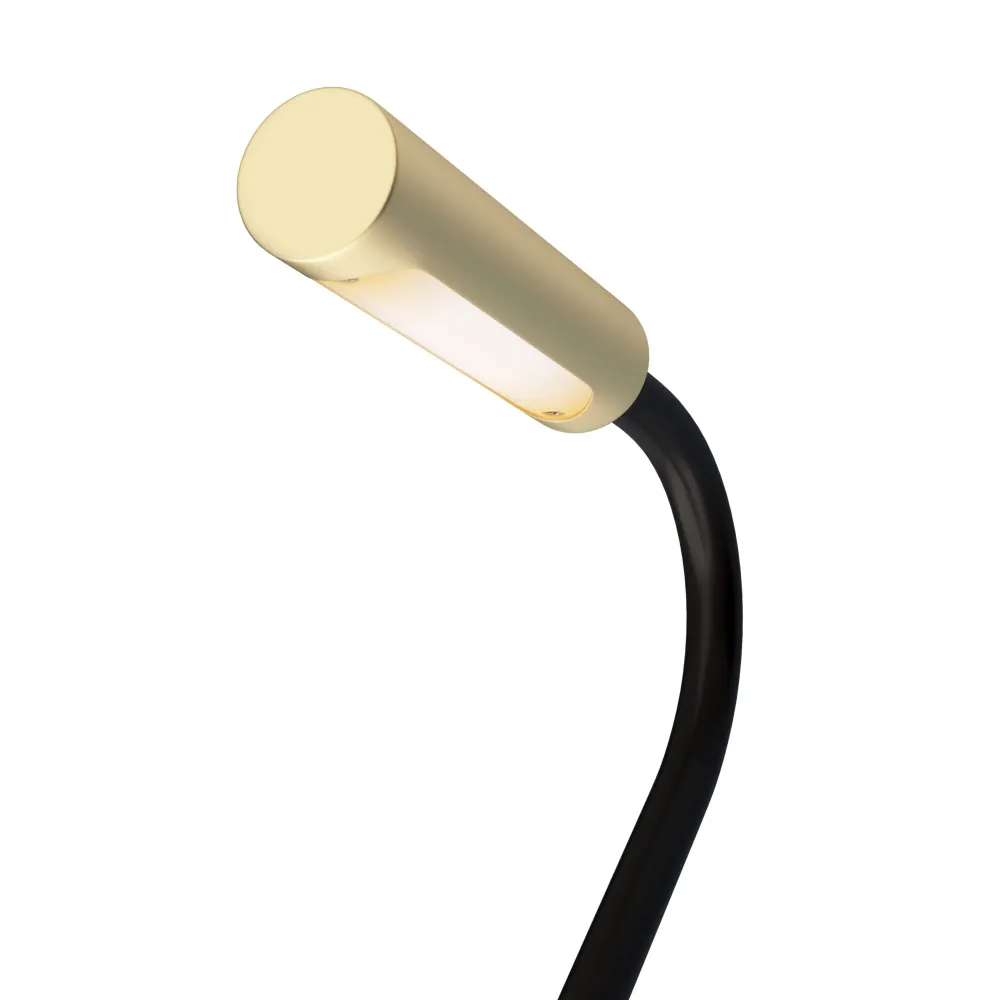 Applique murale Maytoni Stem 1L, LED or mat, hauteur 47 cm