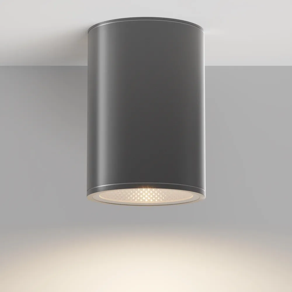 Projecteur extérieur Maytoni Bar 1L, LED graphite D 10,8 cm