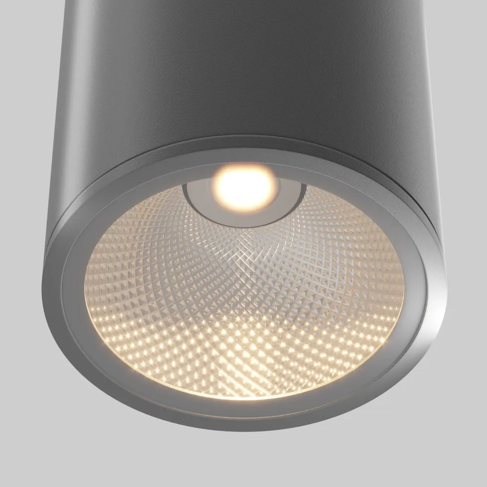 Projecteur extérieur Maytoni Bar 1L, LED graphite D 10,8 cm