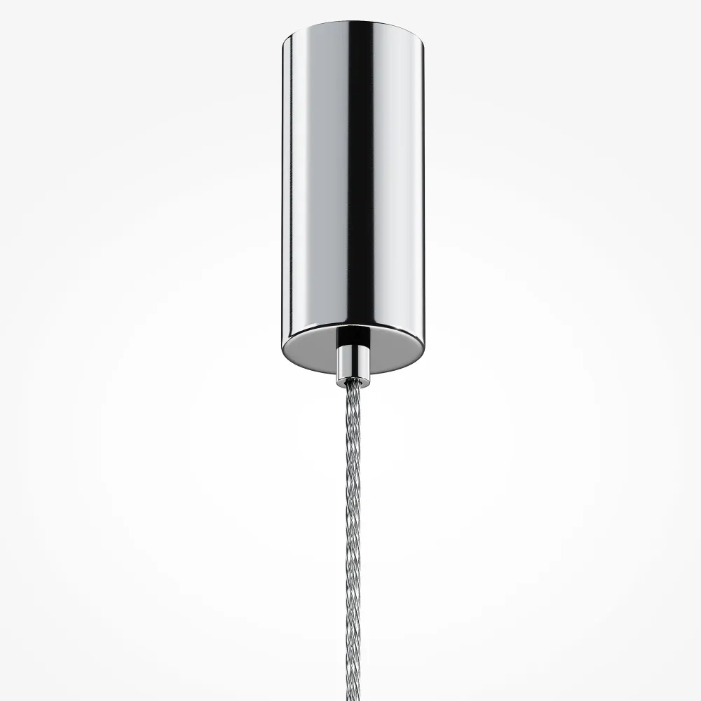 Suspension Maytoni Ordo 1L, spot LED chromé D 8 cm