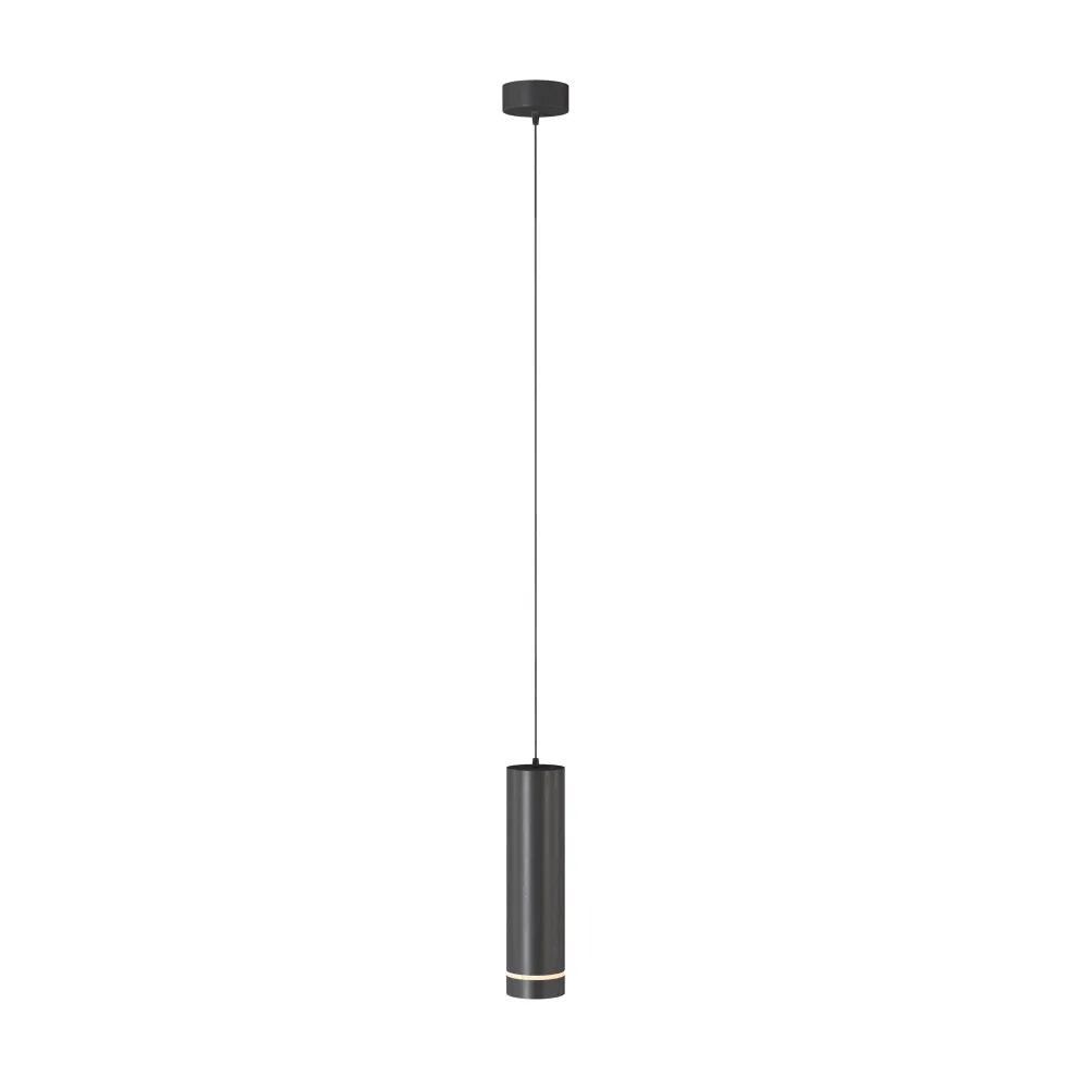 Suspension Maytoni Orlo 1L, spot LED noir, diamètre 7,9 cm Black