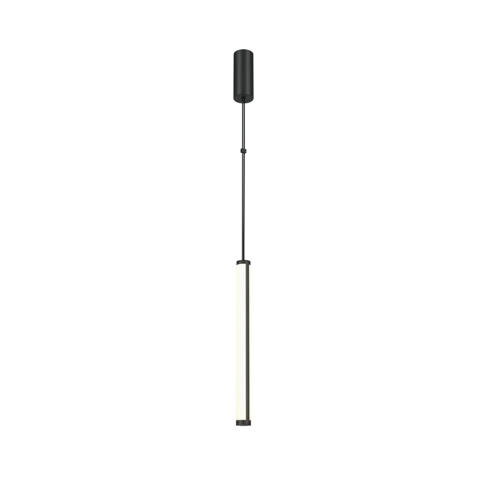 Suspension Maytoni Supersymmetry 1L, LED noire, diamètre 4 cm Black