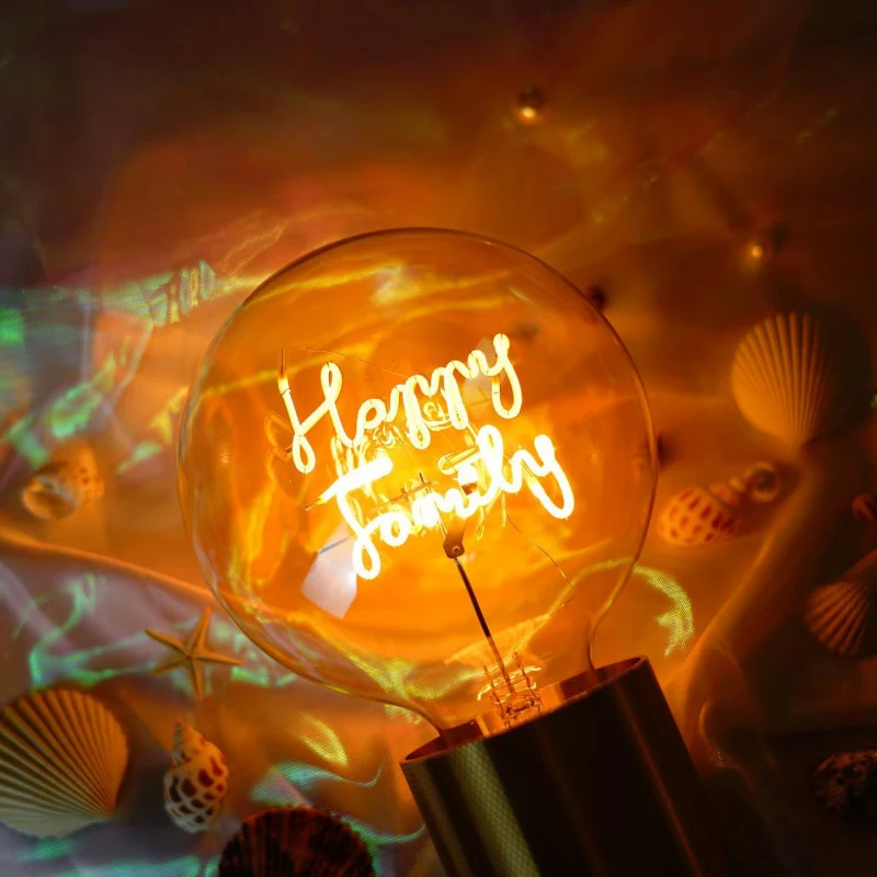 Happy Family - Ampoule LED Message in the Bulb