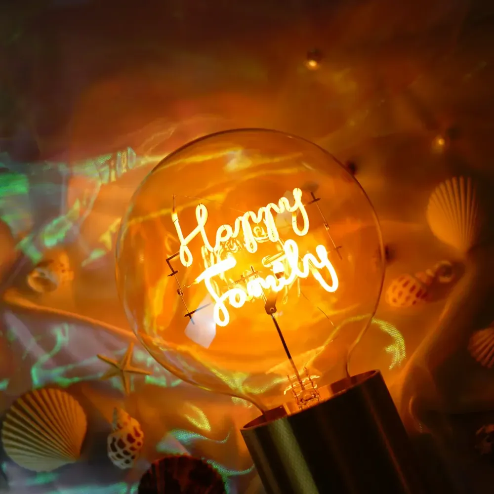 Happy Family - Ampoule LED Message in the Bulb