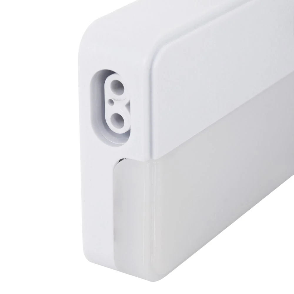 Applique murale Mexlite en plastique blanc, 58 cm de largeur, LED