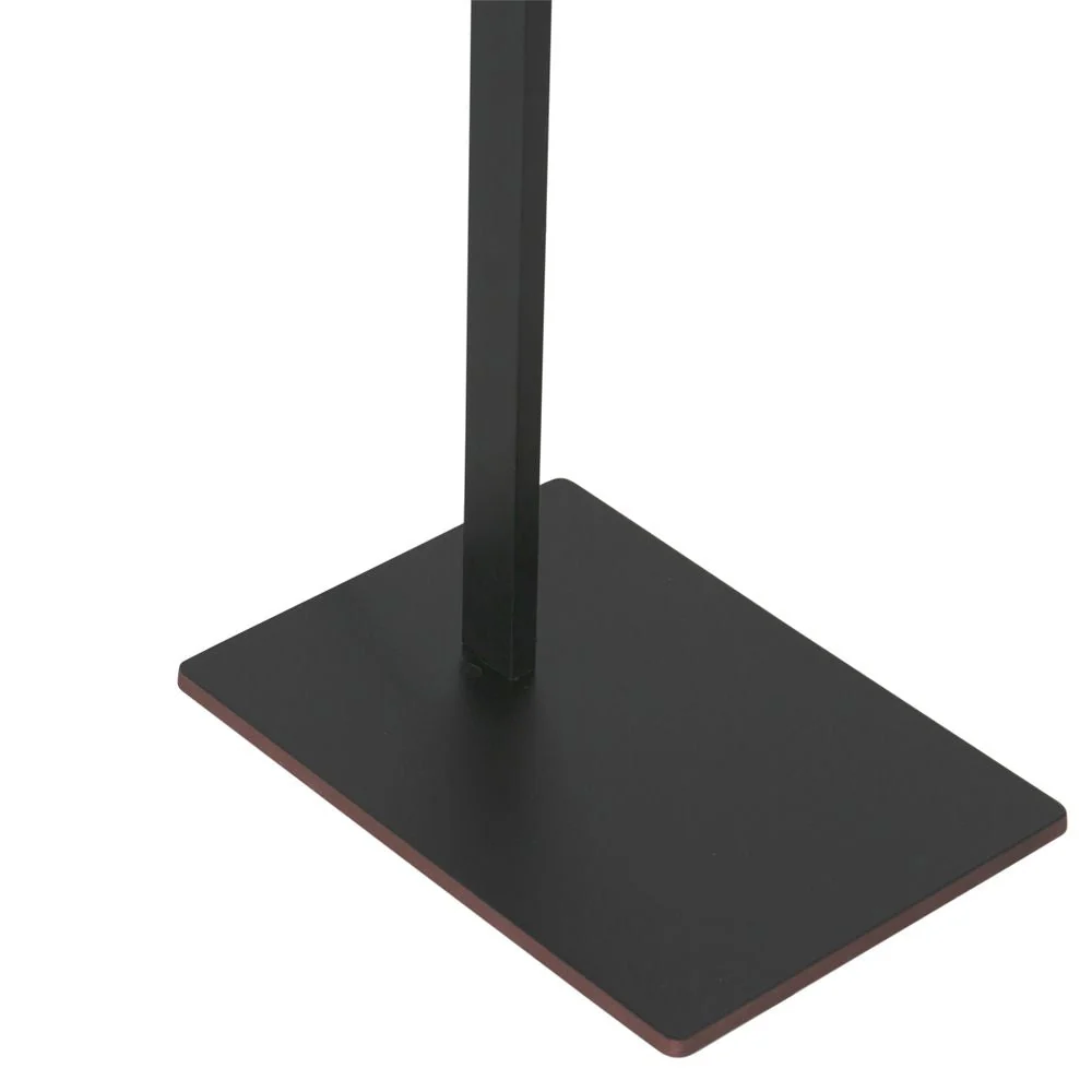 Lampadaire Mexlite Seal 1L en aluminium noir LED, H 170 cm