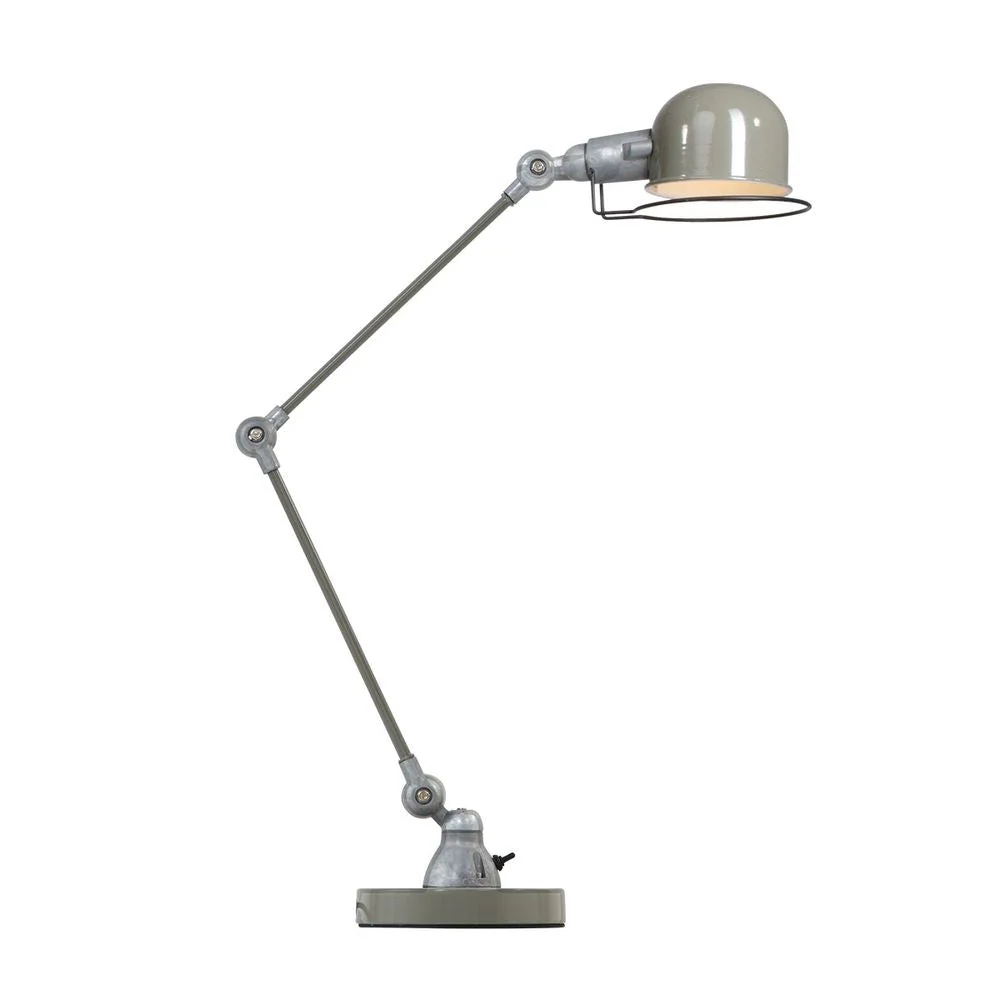 Lampe de table à bras articulé Mexlite Davin 1L verte E14
