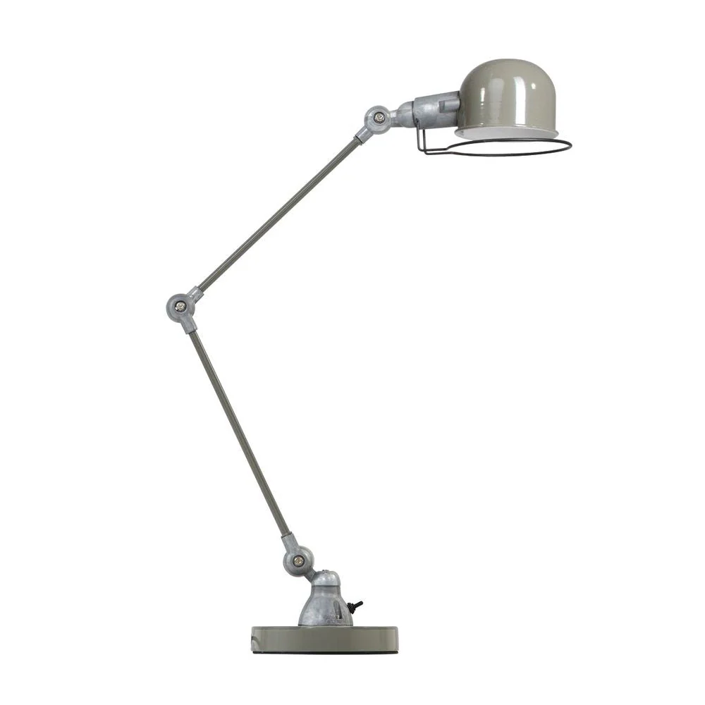 Lampe de table à bras articulé Mexlite Davin 1L verte E14