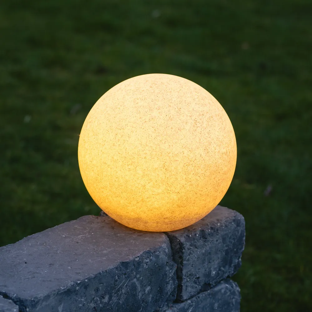 Mia Boule lumineuse LED Gris Ø 30 cm