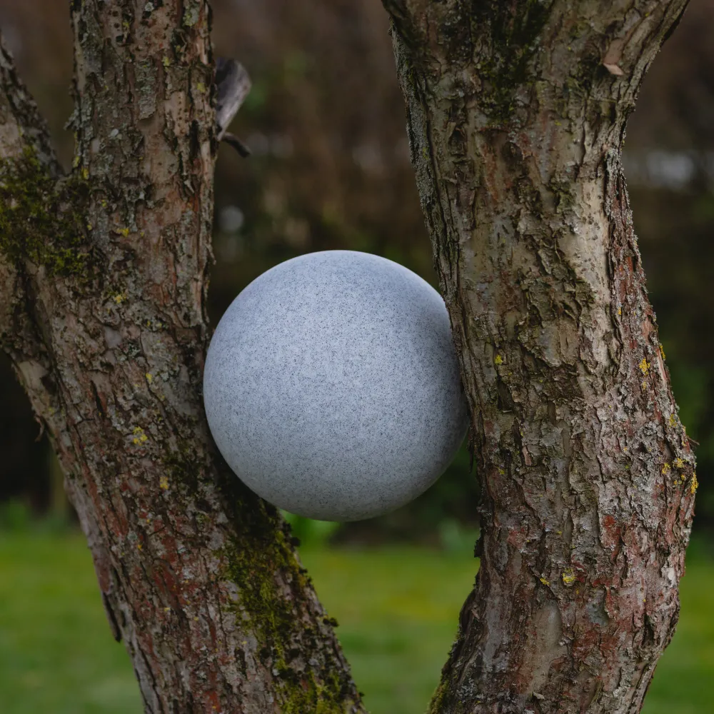Mia Boule lumineuse LED Gris Ø 30 cm