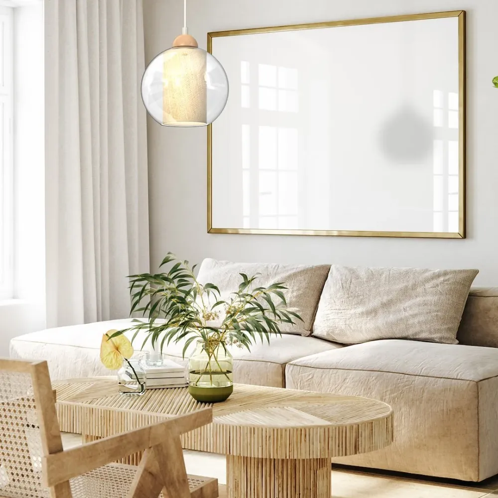 Lampe à suspension Milagro Tela 1L E27