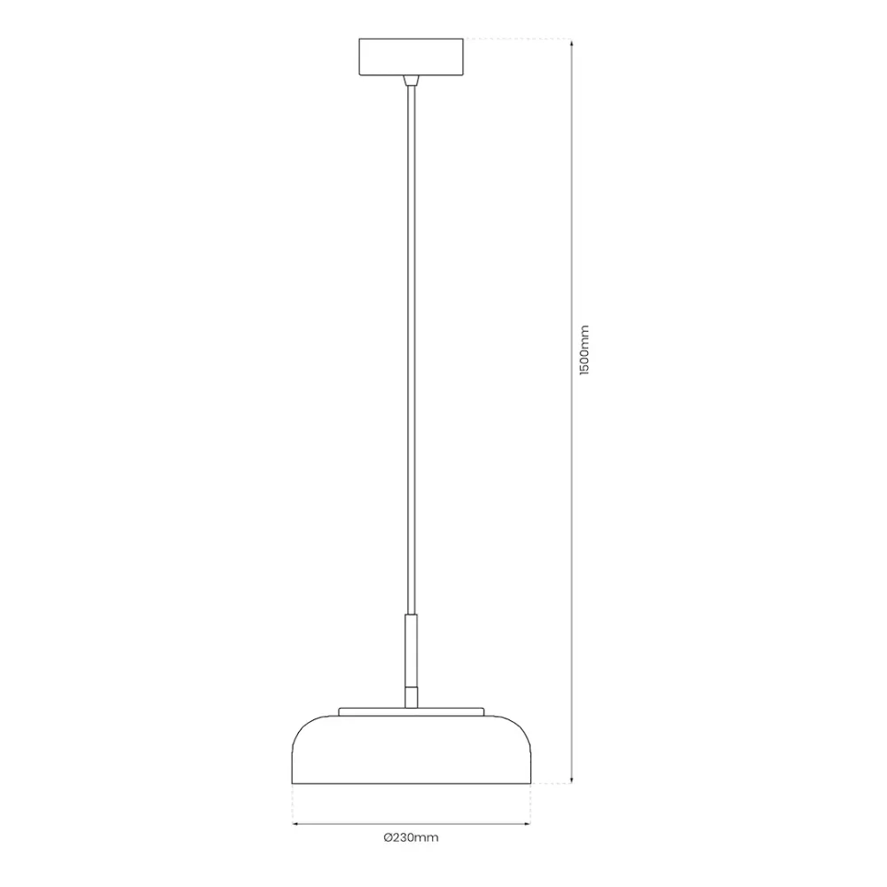 Milagro Vetro 1L suspension LED
