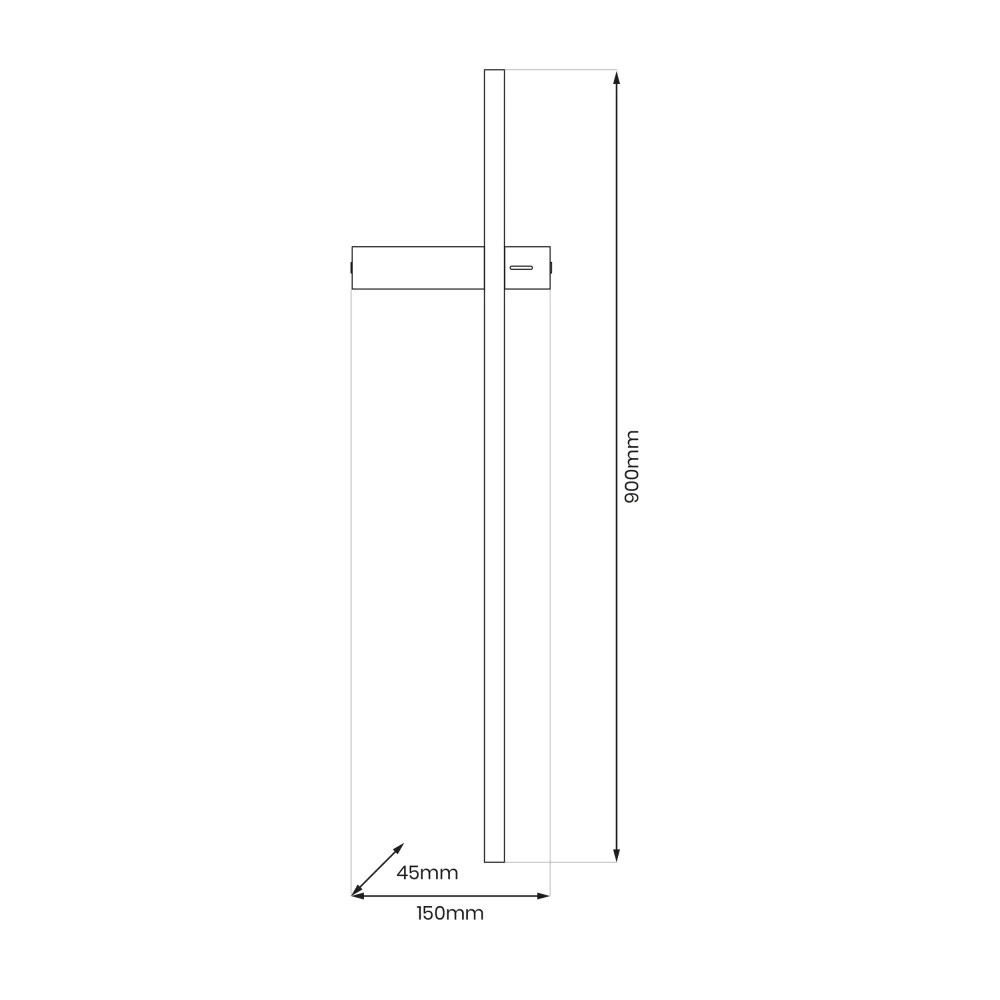 Milagro Vision 1L applique murale H 90cm