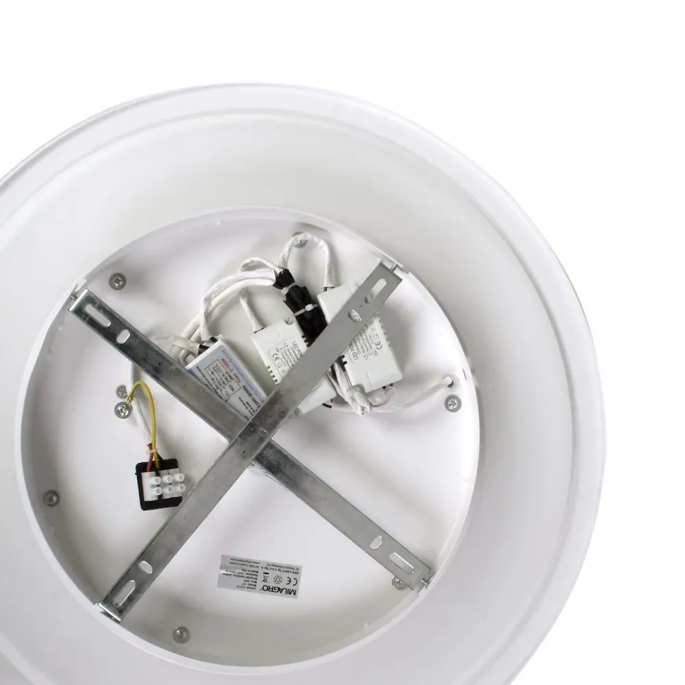 Plafonnier encastré Milagro Plates LED H 6 cm