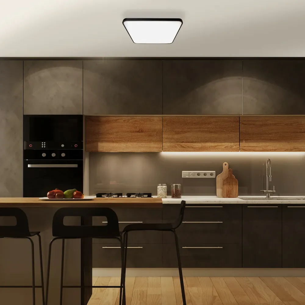 Plafonnier LED encastré Milagro Fabio 1L H 6 cm