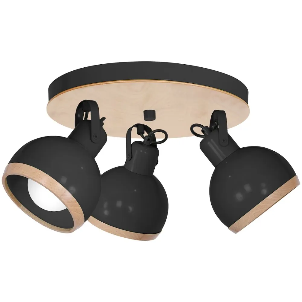 Plafonnier ovale Milagro E27 H 23 cm
