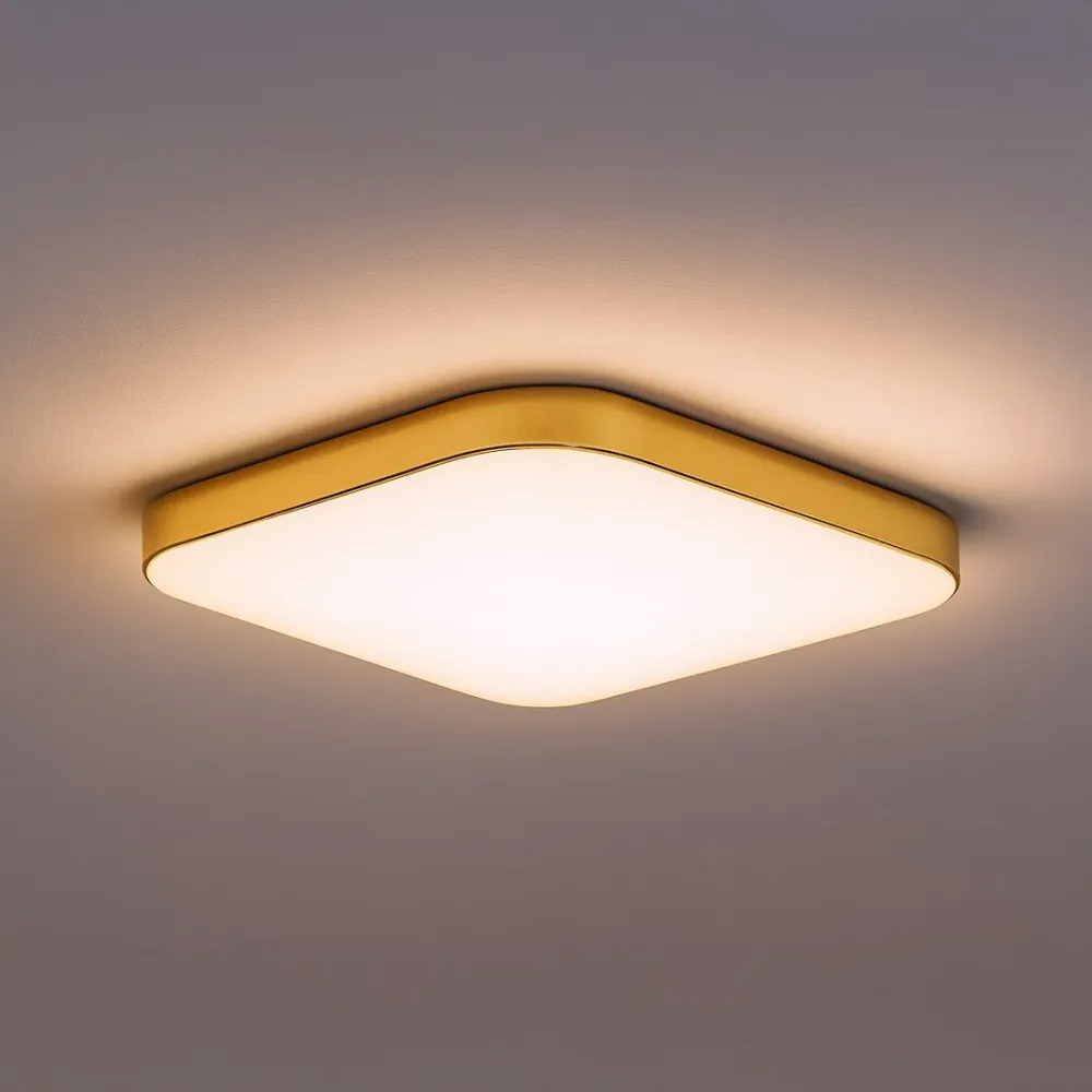 Plaques lumineuses de salle de bain Milagro H 6 cm Black