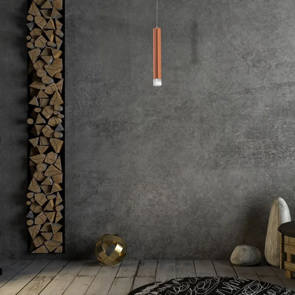 Suspension LED Milagro en cuivre