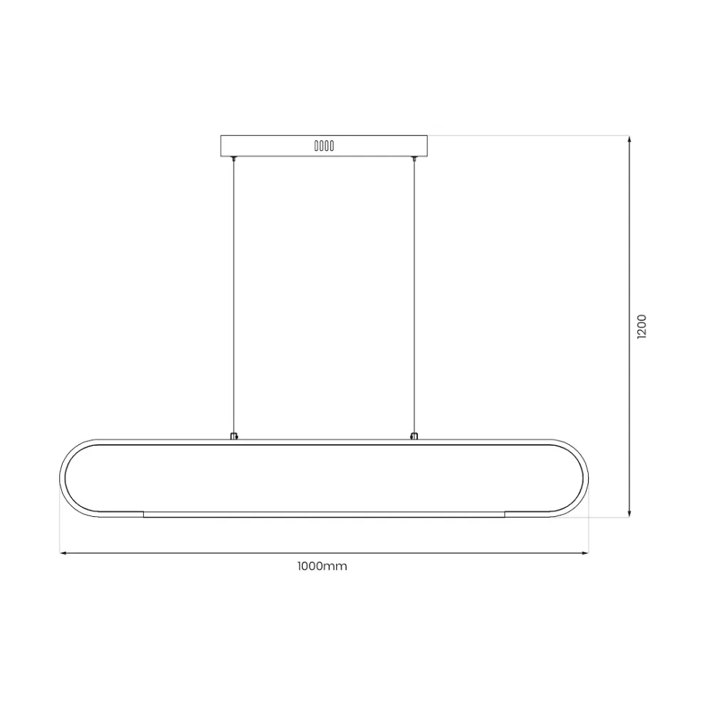 Suspension LED Milagro Led Lm 1L