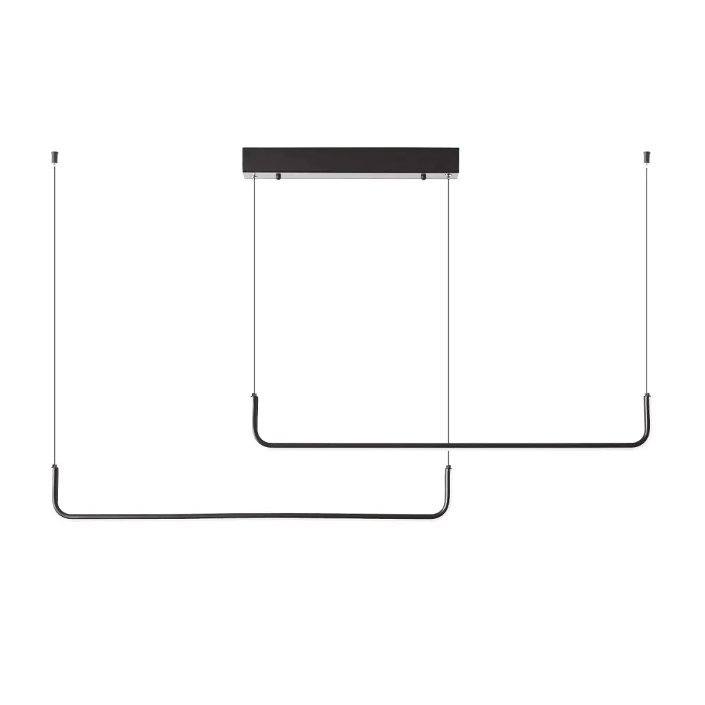 Projecteur sur rail LED Mimax ACCURITY 2L, hauteur 150 cm