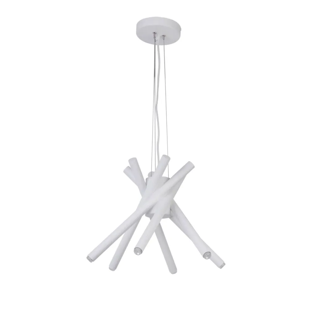Spots suspendus Mimax LUMIÈRE 6L G9 H 100 cm Black
