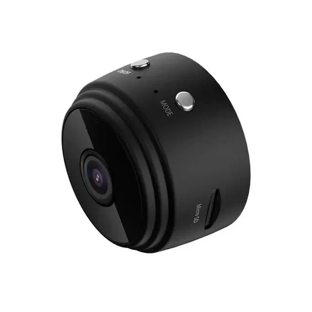 Mini caméra WiFi A9 haute définition pour la surveillance des bébés et des animaux de compagnie – Connexion sans fil et en...