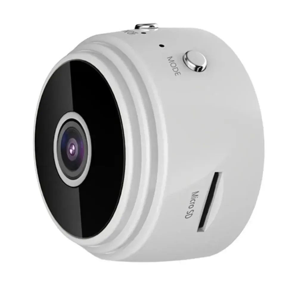 Mini caméra WiFi A9 haute définition pour la surveillance des bébés et des animaux de compagnie – Connexion sans fil et en...