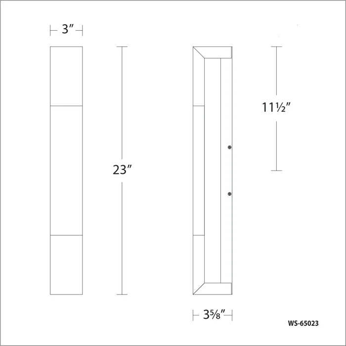 Ember WS-65023 Applique Murale Modern Forms