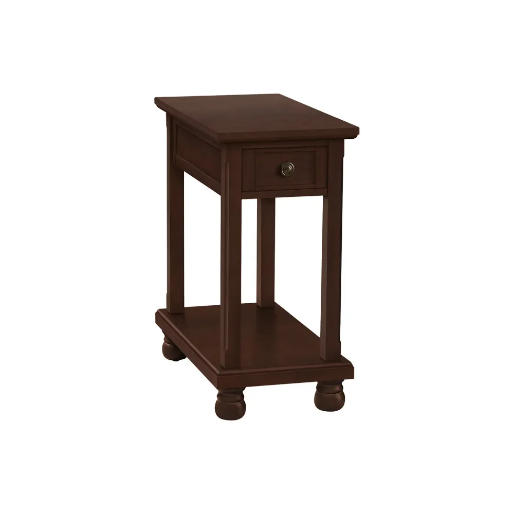 I 3967 - Table D'appoint, Bout, Table D'appoint, Étroit, Table De Nuit, Chambre À Coucher, Lampe, Tiroir De Rangement, Pla...