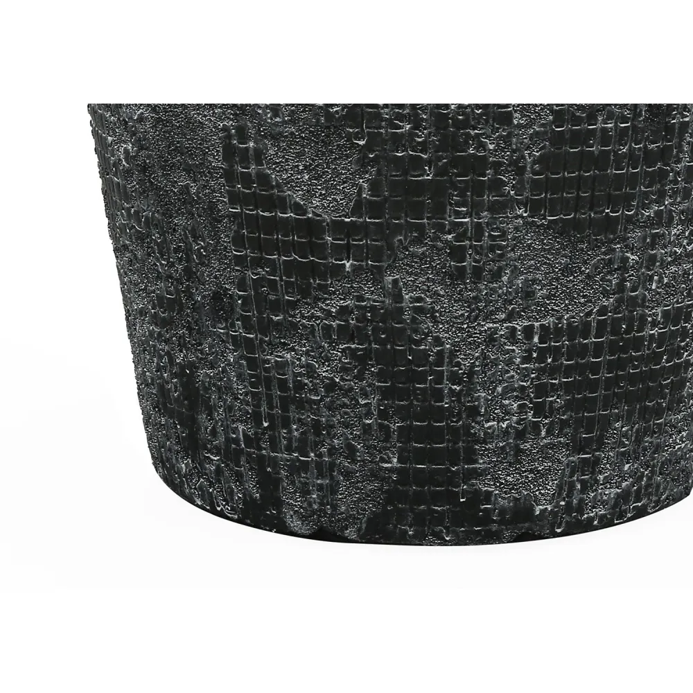 I 9621 - Luminaire, Lampe De Table, 24"H, Céramique Noir, Abat-jour Noire, Contemporain Monarch Specialties