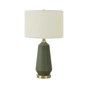 VERDE - Lampe de table en céramique verte Monarch