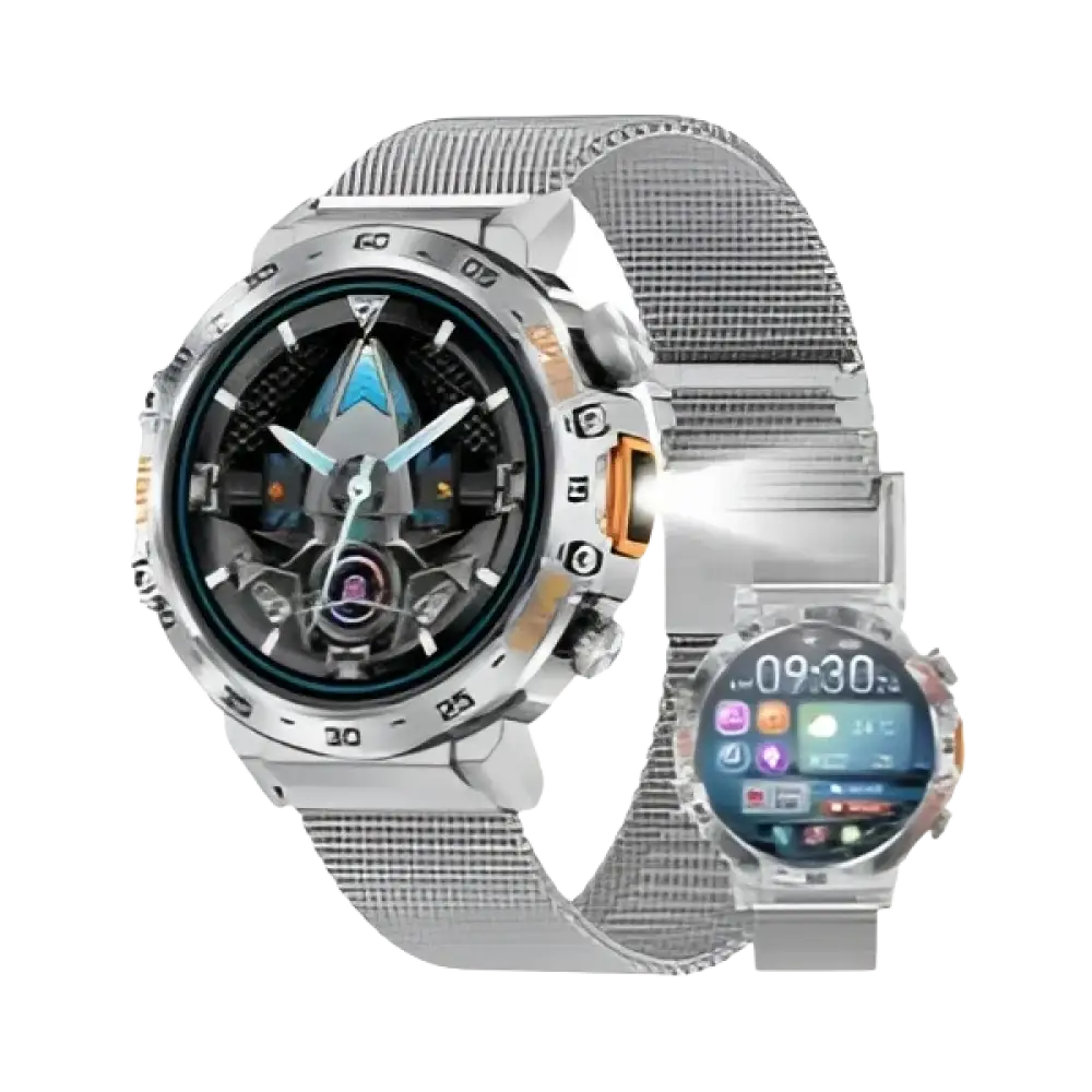 Montre Intelligente Sport LIGE 2025 Avec Lampe De Poche LED Et Suivi D'Activités Modernes