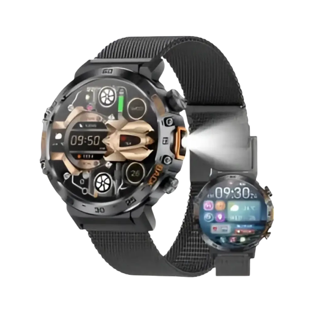 Montre Intelligente Sport LIGE 2025 Avec Lampe De Poche LED Et Suivi D'Activités Modernes