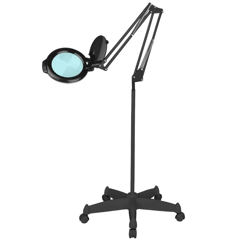 Moonlight 8012/5 "lampe loupe LED noire avec trépied"