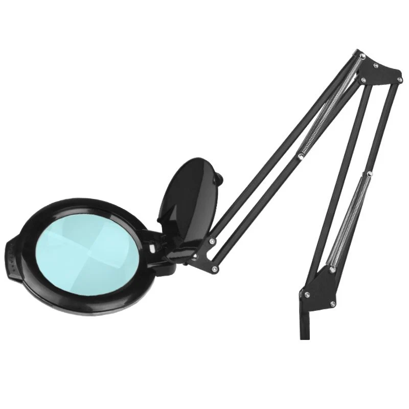 Moonlight 8012/5 "lampe loupe LED noire avec trépied"