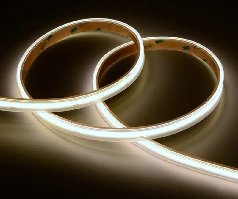 3 mètres | COB | Strip LED | Blanc clair | 8 mm | Dimmable | 24v Connecteur féminin IP67