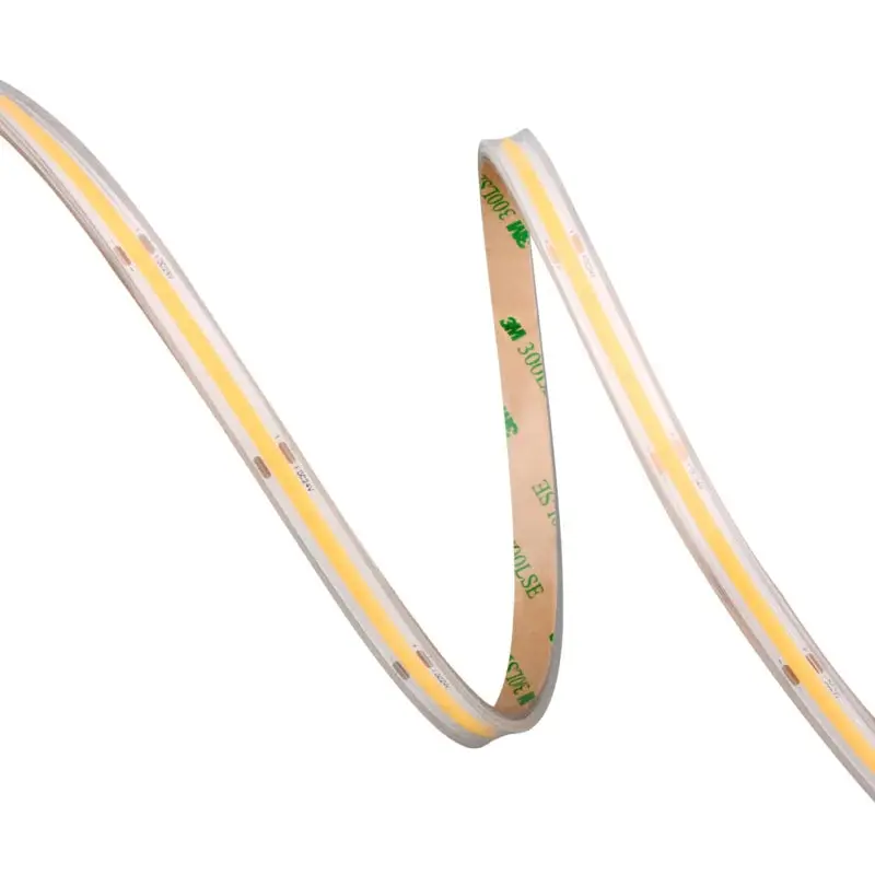 3 mètres | COB | Strip LED | Blanc clair | 8 mm | Dimmable | 24v Connecteur féminin IP67