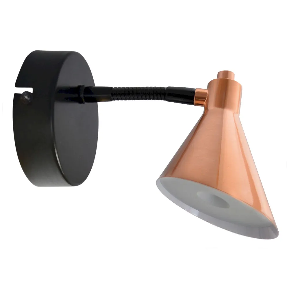Applique murale LED Näve en cuivre Naeve