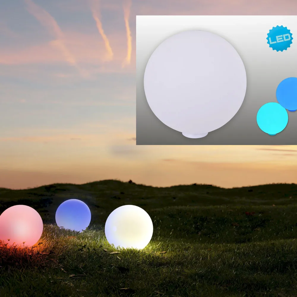 Cube décoratif LED Näve pour extérieur RGB : 55 cm Naeve