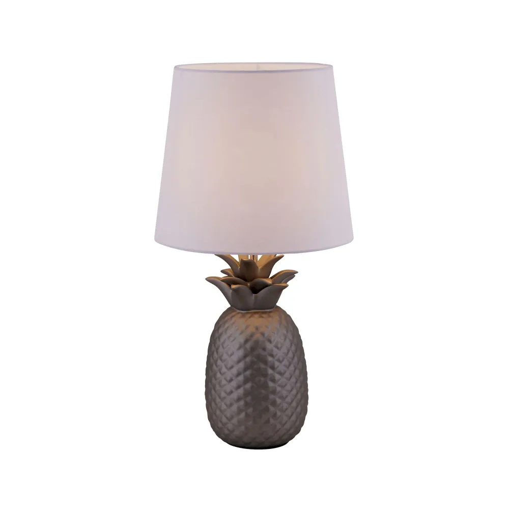 Lampe de table en céramique Näve, hauteur : 45 cm, motif ananas Naeve
