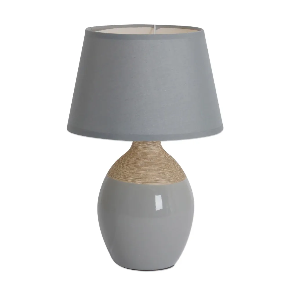 Lampe de table en céramique Näve Talia h: 31cm Grey Naeve