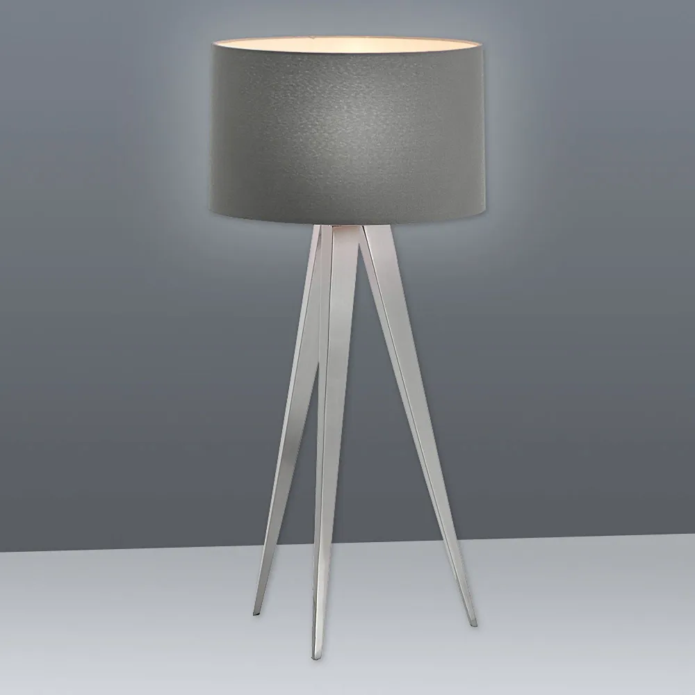 Lampe de table d'appoint Näve 3 pieds trépied Grey Naeve