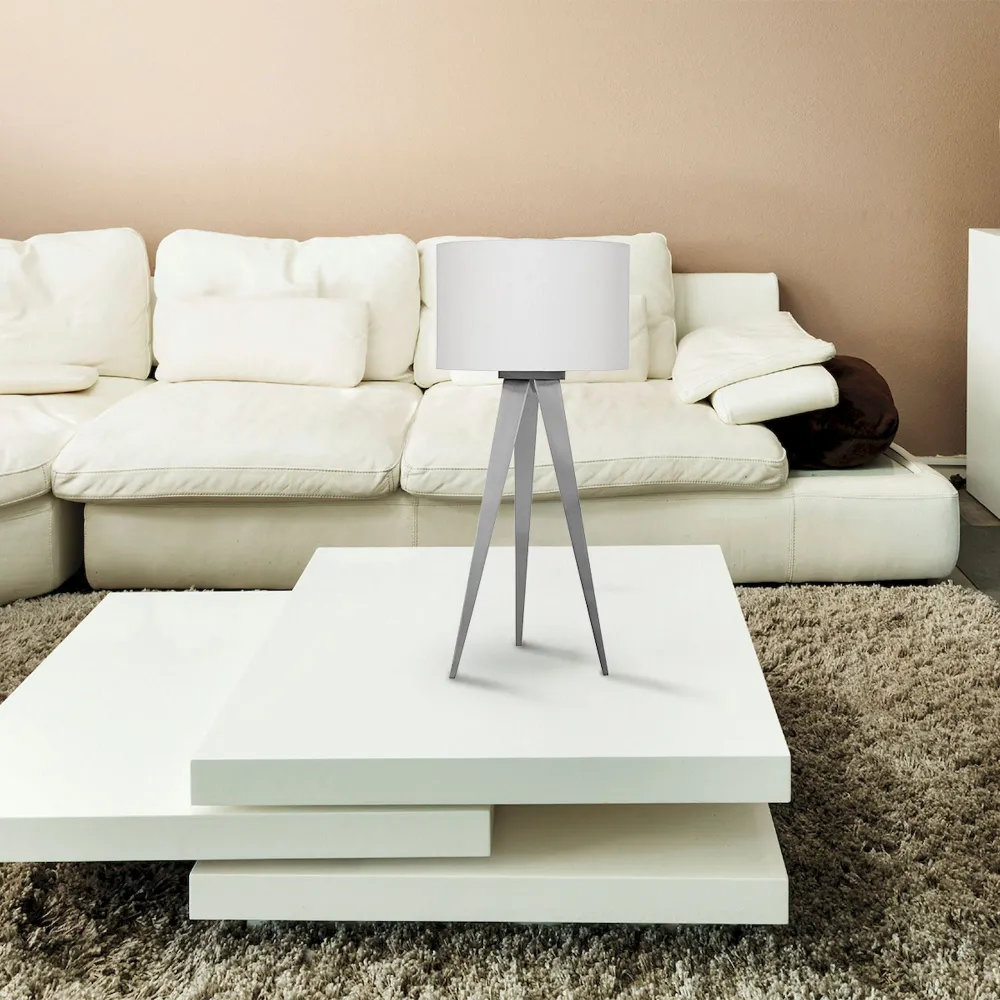 Lampe de table d'appoint Näve 3 pieds trépied Grey Naeve
